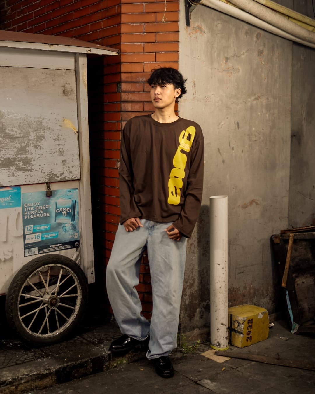 90LONGSLEEVE—BROWN — view 5